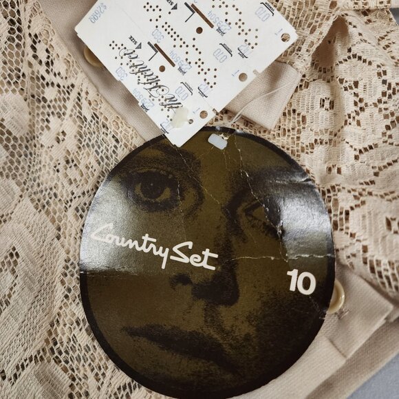 Vintage New Country Set Lace Cardigan - Size Medium - Picture 9 of 11